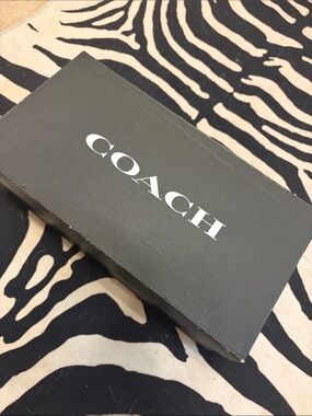 Coach empty shoe box for storage